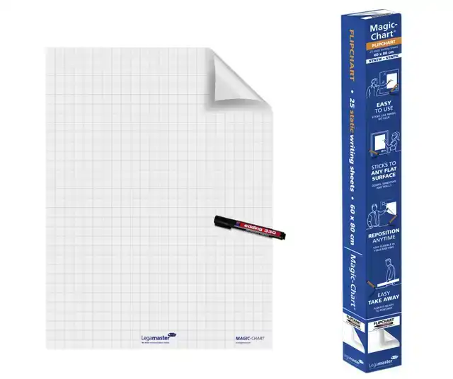 MAGIC CHART LEGAMASTER FLIP 600X800MM