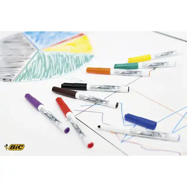 WHITEBOARDMARKER BIC 1741 ROND M GROEN