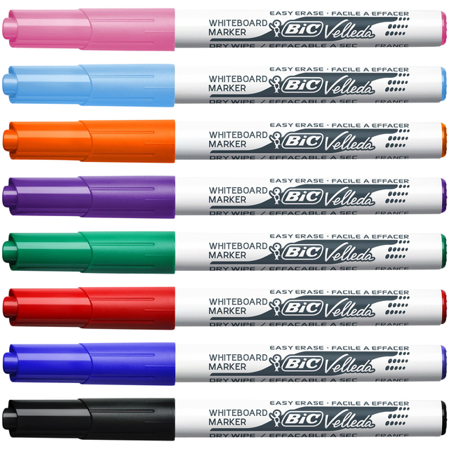 WHITEBOARDMARKER BIC 1741 ROND M ZWART