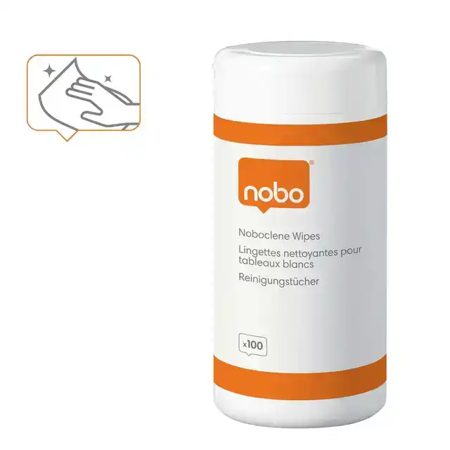WHITEBOARD REINIGINGSDOEKJES NOBO POT