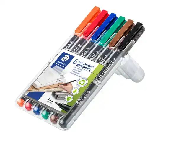 VILTSTIFT STAEDTLER OHP LUMO F 318 PERM