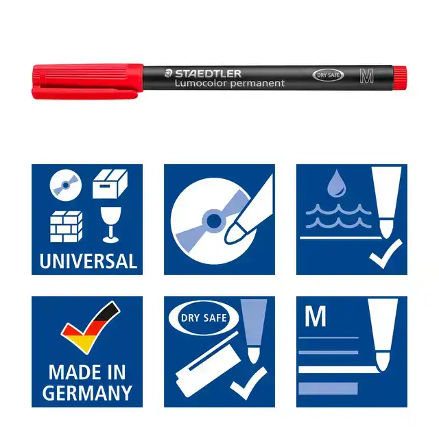 VILTSTIFT STAEDTLER OHP LUMO M 317 PERM