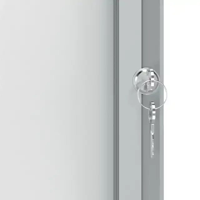 VITRINEKAST BUITEN NOBO GLAS MAGNETISCH