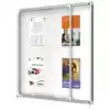 VITRINEKAST BUITEN NOBO GLAS MAGNETISCH