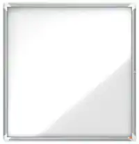 VITRINEKAST BUITEN NOBO GLAS MAGNETISCH