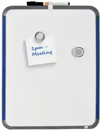 WHITEBOARD NOBO SLIMLINE 28X36CM WIT