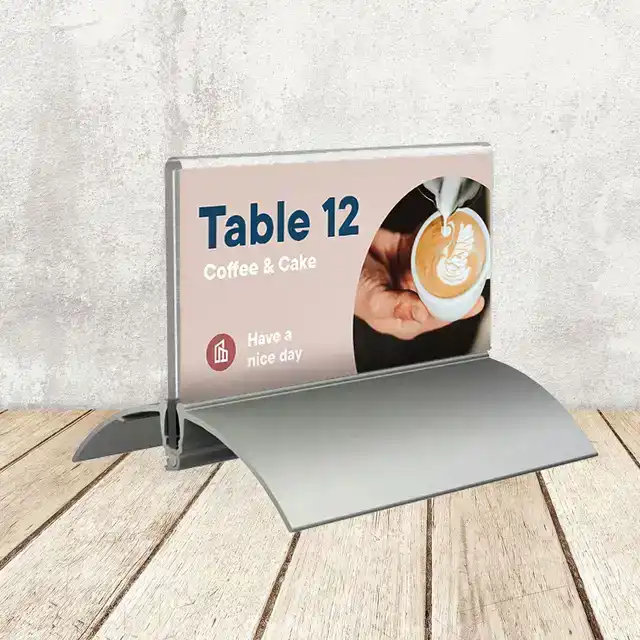 TAFELNAAMBORD EUROPEL 52X100MM ACRYL