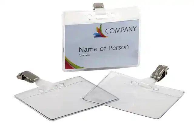 BADGE EUROPEL MET STRIP EN CLIP 90X60MM