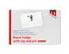 BADGE QUANTORE CLIP+SPELD 60X90MM