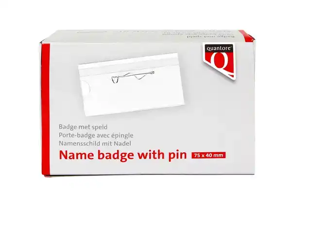 BADGE QUANTORE SPELD 40X75MM
