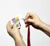 BADGE DURABLE BEZOEKERS 97X86MM 100