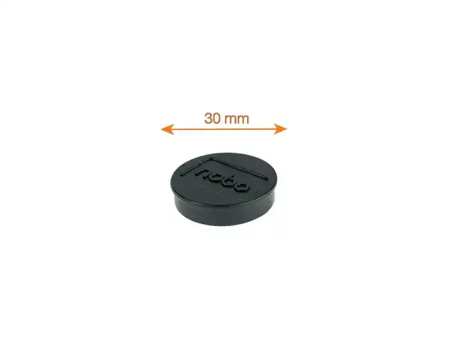 MAGNEET NOBO 30MM ZWART 4 STUKS