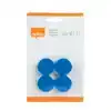 MAGNEET NOBO 30MM BLAUW 4 STUKS