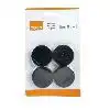 MAGNEET NOBO 38MM ZWART 4 STUKS