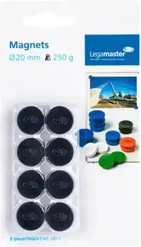 MAGNEET LEGAMASTER 20MM 250GR ZWART 8