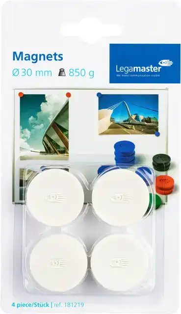 MAGNEET LEGAMASTER 30MM 850GR WIT 4