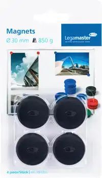 MAGNEET LEGAMASTER 30MM 850GR ZWART 4