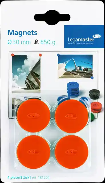 MAGNEET LEGAMASTER 30MM 850GR ROOD 4
