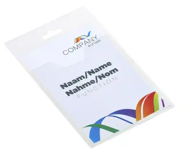 BADGE PASHOUDER EUROPEL OPEN 60X90MM