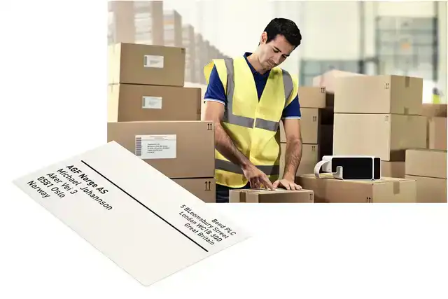 LABEL ETIKET LEITZ ICON 59MMX102MM WIT