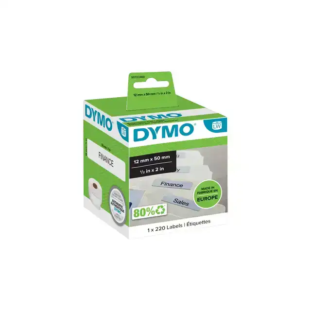 ETIKET DYMO LABELWRITER HANGMAP 12X50