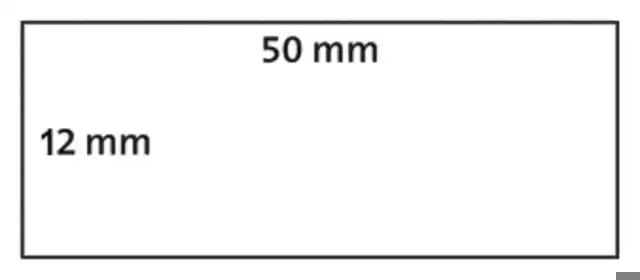 ETIKET DYMO LABELWRITER HANGMAP 12X50