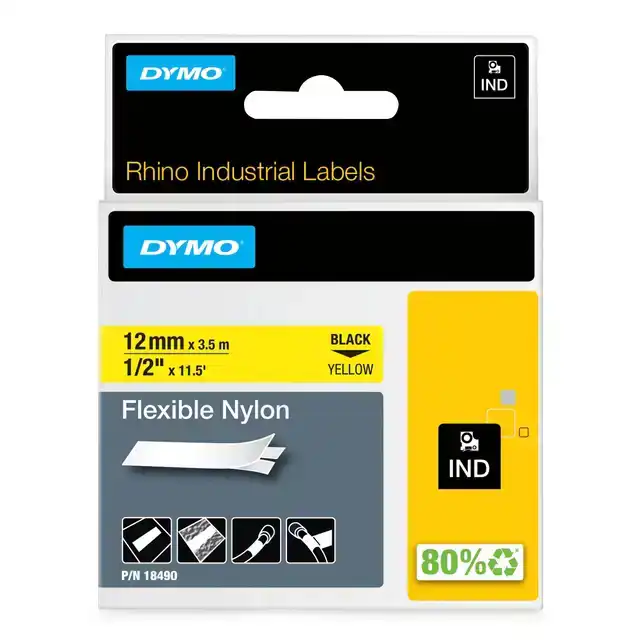 LABELTAPE DYMO RHINO INDUSTRIEEL NYLON