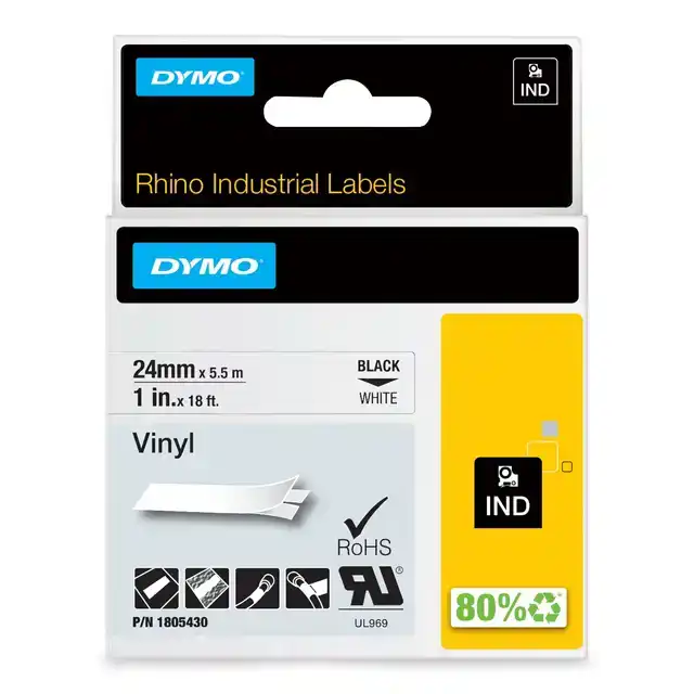 LABELTAPE DYMO RHINO INDUSTRIEEL VINYL