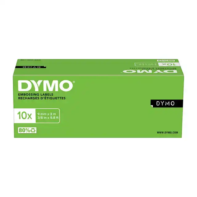 RELIEFTAPE DYMO EMBOSSING VINYL 9MM