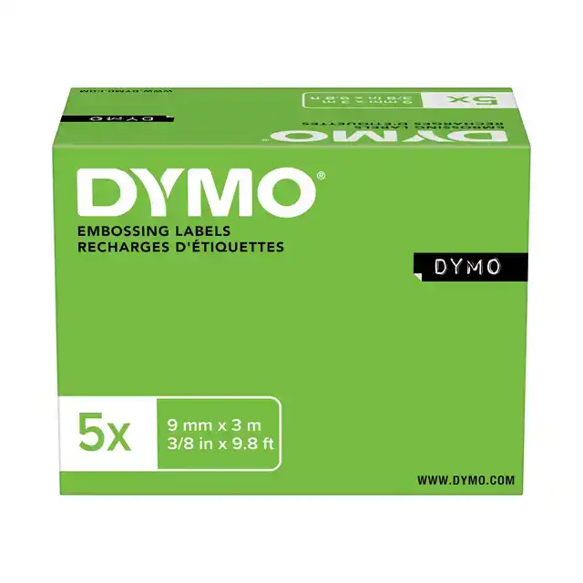RELIEFTAPE DYMO EMBOSSING VINYL 9MM 3