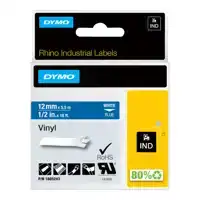 LABELTAPE DYMO 1805243 RHINO 12MMX5.5M