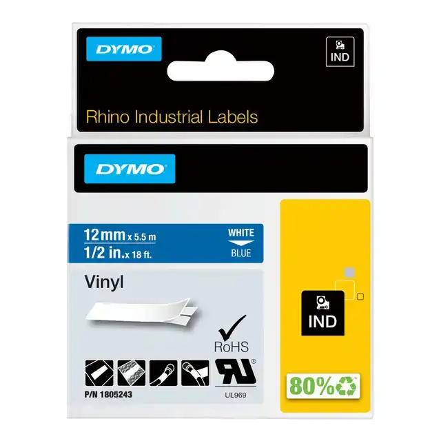 LABELTAPE DYMO RHINO INDUSTRIEEL VINYL