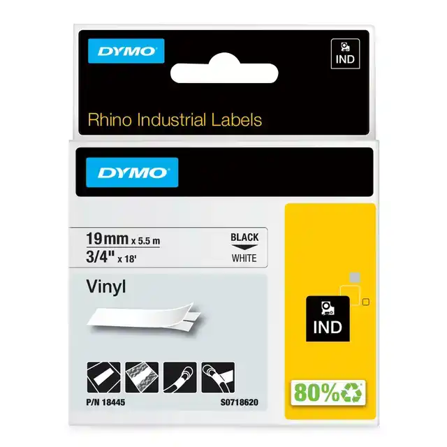 LABELTAPE DYMO RHINO INDUSTRIEEL VINYL