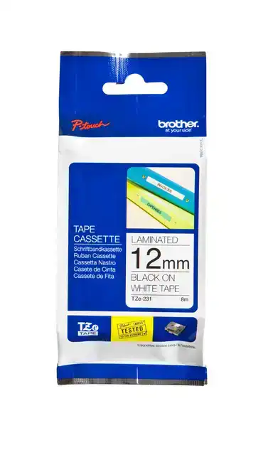 LABELTAPE BROTHER PTOUCH TZE231 12MM