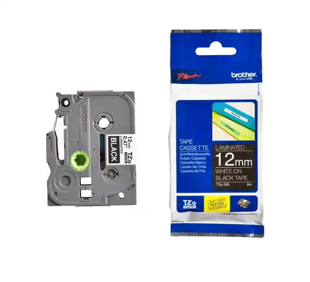 LABELTAPE BROTHER PTOUCH TZE335 12MM