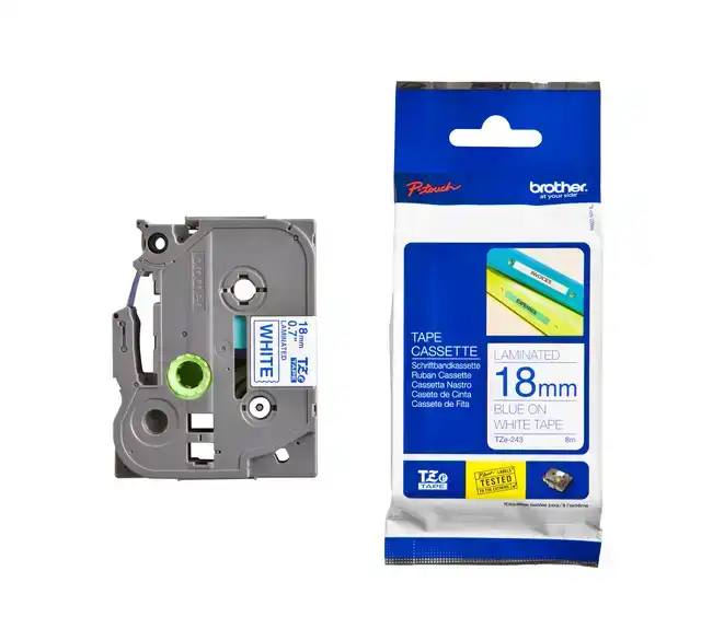 LABELTAPE BROTHER PTOUCH TZE243 18MM