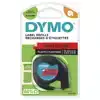 LABELTAPE DYMO LETRATAG PLASTIC 12MM