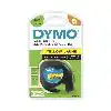 LABELTAPE DYMO LETRATAG PLASTIC 12MM