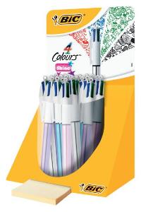 BALPEN BIC 4KLEUREN SHINE M ASSORTI