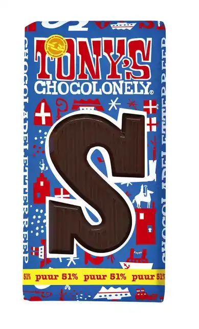 CHOCOLADELETTER TONY CHOCOLONELY PUUR S