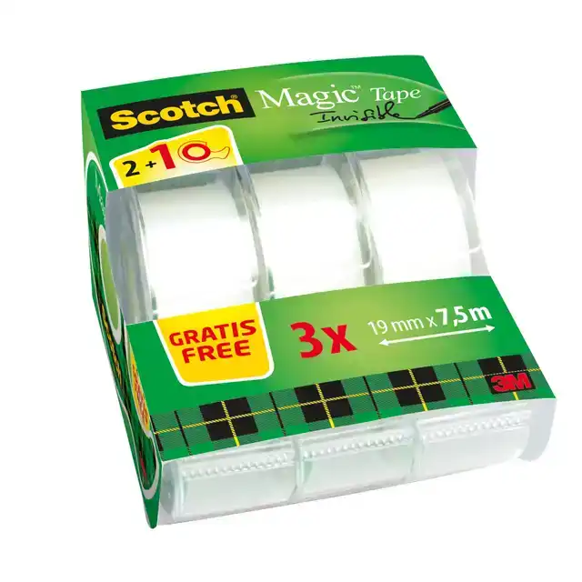 PLAKBAND SCOTCH MAGIC 810 19MMX7.5M MAT