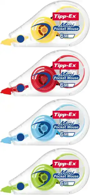 CORRECTIETAPE TIPP-EX MINI POCKET MOUSE