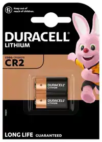 BATTERIJ DURACELL CR2 LITHIUM 2ST