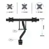 MONITORARM FELLOWES EPPA CROSSBAR ZWART