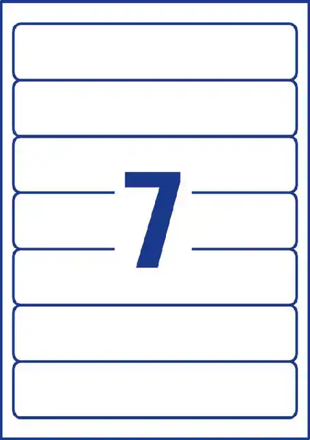 RUGETIKET AVERY SMAL 38X192MM