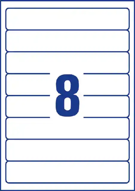 RUGETIKET AVERY SMAL 34X192MM