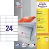 ETIKET AZ 3474-200 70X37MM WIT