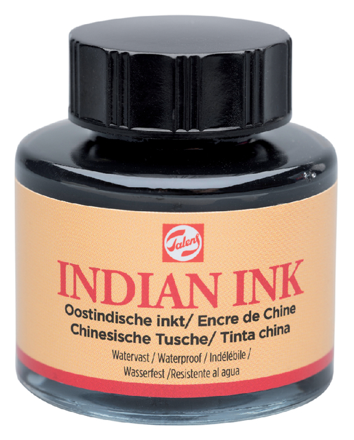 OOSTINDISCHE INKT TALENS 30ML ZWART