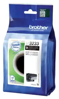 INKTCARTRIDGE BROTHER LC-3233BK ZWART