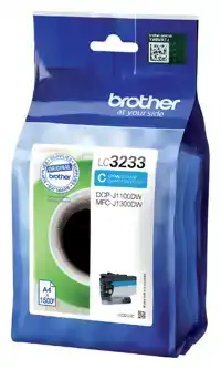 INKTCARTRIDGE BROTHER LC-3233C BLAUW